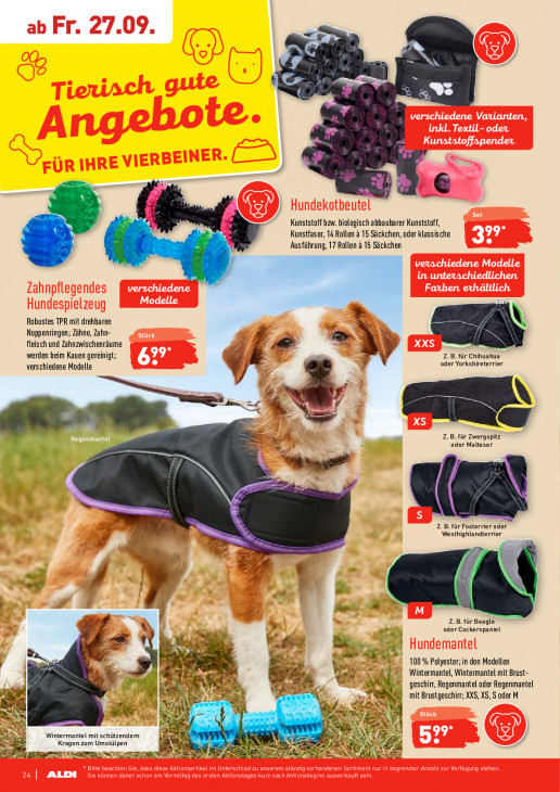 Aldi Nord Prospekt Angebote ab 23.09.2019 bis 28.09.2019 Seite 24