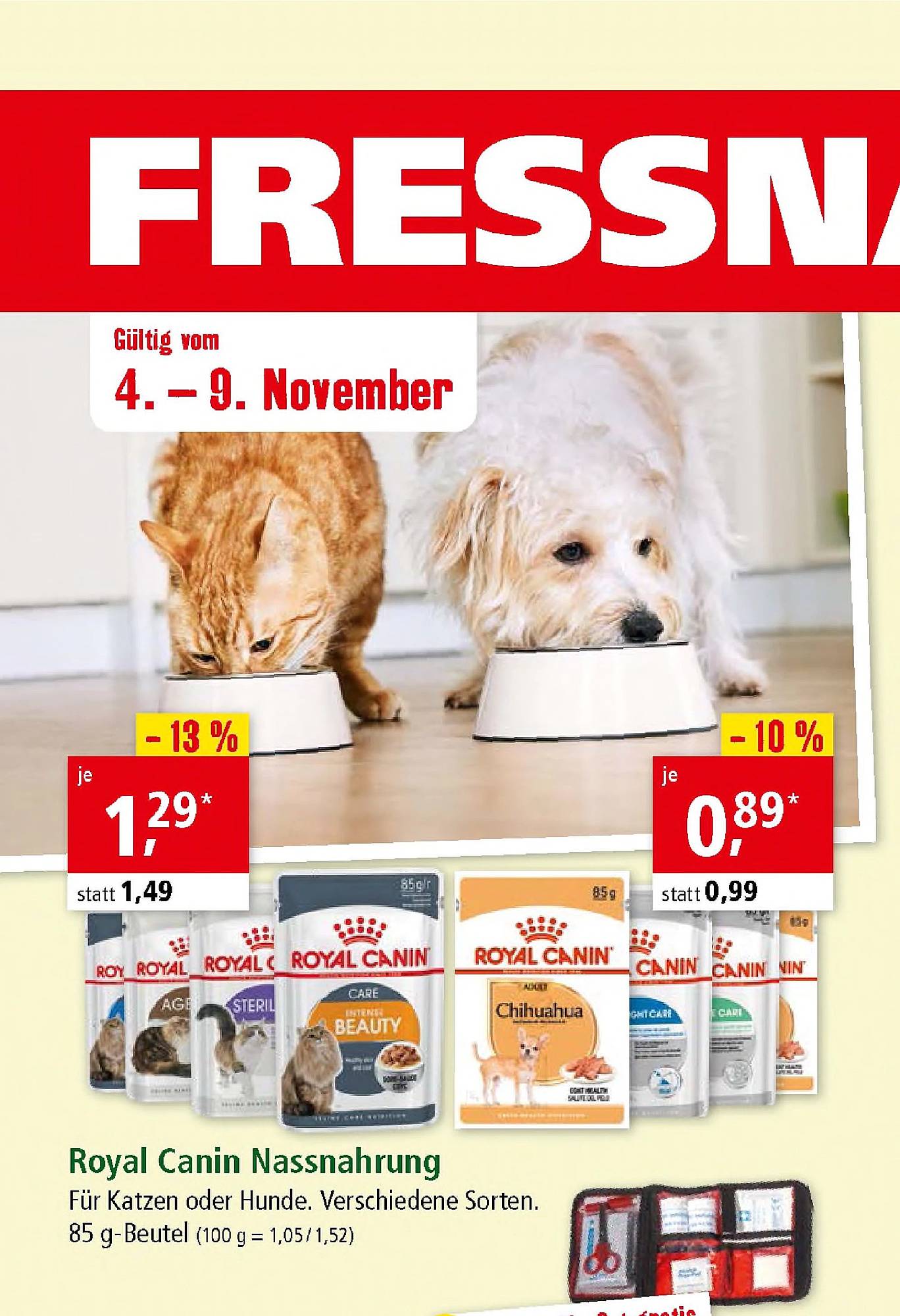 Fressnapf Prospekt – Angebote ab 04.11.2019 bis 10.11.2019 – Seite 1